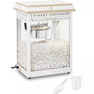 Stroj na popcorn- bílo-zlatý - Stroje na popcorn Royal Catering