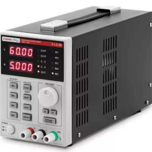 Laboratorní zdroj 0-60 V 0-5 A DC 300 W 5 paměťových míst LED displej USB/RS232 - Laboratorní příslušenství Stamos Soldering