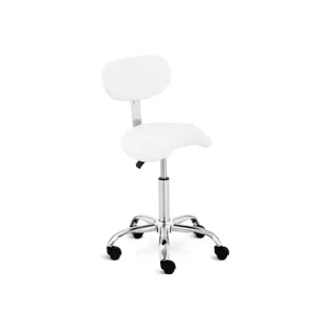 Sedlová židle 600–800 mm 150 kg White - Sedlové židle physa