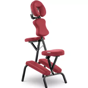 Masážní židle 130 kg červená barva - Masážní lehátka physa