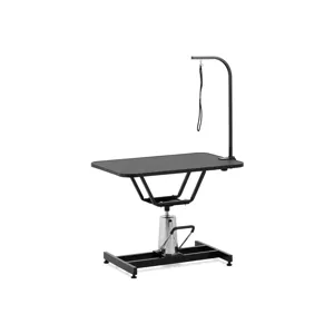 Stůl na stříhání psů 905 x 605 mm výškově nastavitelný od 70 84 cm 60 kg 1 smyčka - Potřeby pro domácí mazlíčky physa