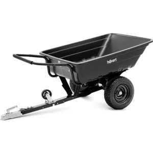 Zahradní vozík s tažným zařízením 300 kg sklápěcí 210 l - Zahradní vozíky hillvert