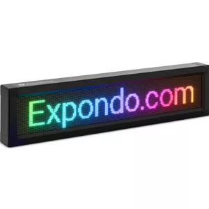 Textový LED panel 192 x 32 LED 67 x 19 cm programovatelný iOS / Android - Reklamní poutače Singercon