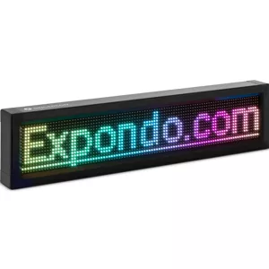 Textový LED panel 96 x 16 LED 67 x 19 cm programovatelný iOS / Android - Reklamní poutače Singercon