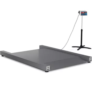 Podlahová váha cejchovaná 600 kg / 200 g 100 x 90 cm LED - Podlahové váhy TEM