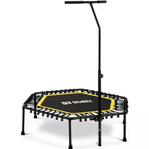 Fitness trampolína s držadlem žlutá - Trampolíny Gymrex
