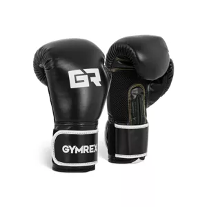 Boxerské rukavice 12 oz síťovina uvnitř černé - Gymrex