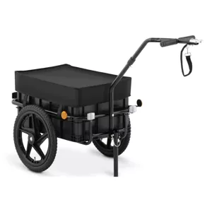 Nákladní vozík za kolo 35 kg odrazky plachta - Vozíky za kolo Uniprodo