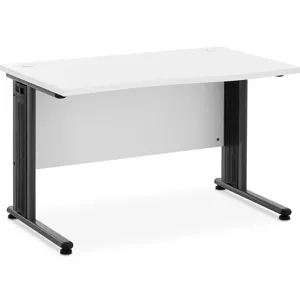 Kancelářský stůl 120 x 73 cm bílá / šedá - Psací stoly Fromm & Starck