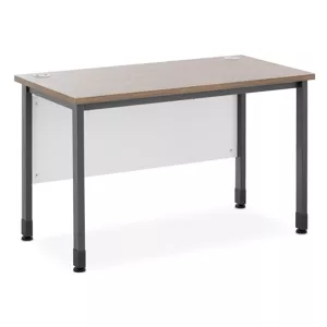 Kancelářský stůl 120 x 60 cm hnědá/šedá - Psací stoly Fromm & Starck