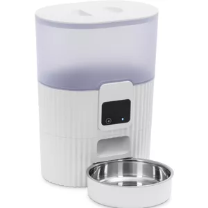 Chytré automatické krmítko pro psy a kočky LED displej + aplikace 3,5 l - Misky a zásobníky na vodu pro domácí zvířata Wiesenfield