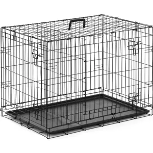 Přepravní box pro psa 92 x 60 x 66 cm železo - Starostlivost o zvířata Wiesenfield