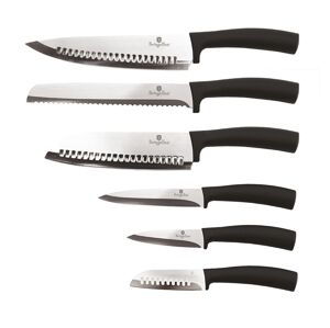 Sada nožů nerez 6 ks Black Silver Collection