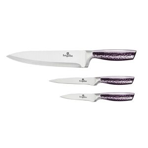 Sada nožů nerez 3 ks Purple Eclipse Collection