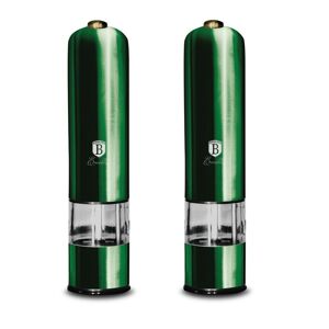 BERLINGERHAUS Mlýnek na pepř a sůl elektrický sada 2 ks Emerald Collection BH-9112