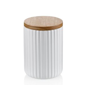 KELA Dóza na potraviny MAILA keramika / dřevo 0,75 l KL-12480