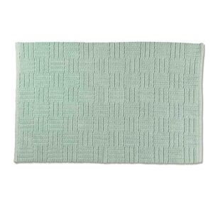 Koupelnová předložka Leana 80x50 cm bavlna zelená