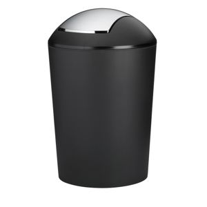 Odpadkový koš MARTA plastik černá H 50cm / Ř 32cm / 25 KELA KL-24203