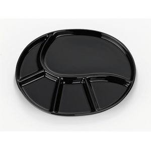 KELA Fondue talíř VRONI černá 28,5 x 22 cm KL-67405