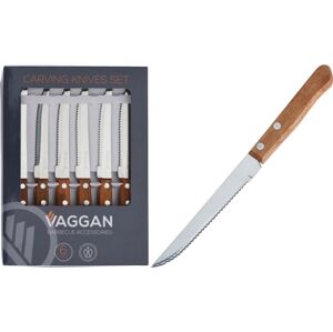 EXCELLENT Nůž steakový sada 6 ks VAGGAN BBQ KO-404001300