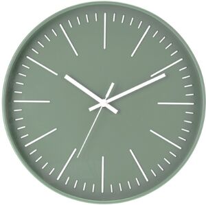 Nástěnné hodiny na zeď 30 cm zelená