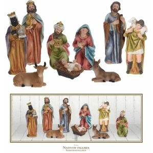 HOMESTYLING Betlém Vánoční dekorace sada 9 figurek KO-AAA407650