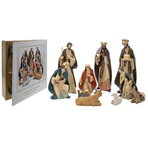 Betlém Vánoční dekorace sada 10 figurek