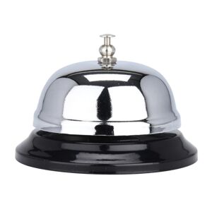 HOMESTYLING Zvonek recepční hotelový stříbrný 8,5 x 6 cm KO-C37008410