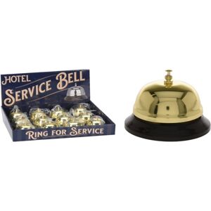 HOMESTYLING Hotelový zvonek recepční zlatý KO-C37008420