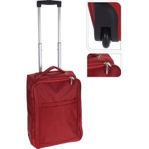 Kufr příruční textilní 50 x 34 x 20 cm červený EXCELLENT KO-DG6000020