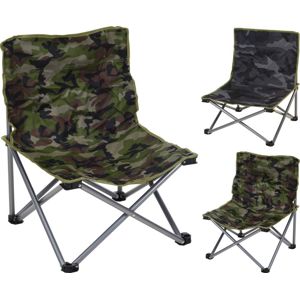 Židle campingová skládací CAMO šedá PROGARDEN KO-FD8300160še