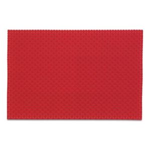 Prostírání PLATO, polyvinyl, červené 45x30cm KELA KL-11370