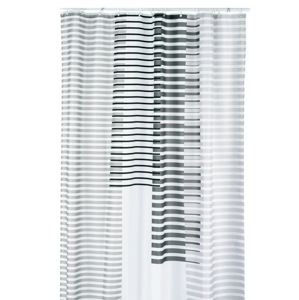 Sprchový závěs LAMITA, 100%PES, 180x200cm, šedý KELA KL-22096