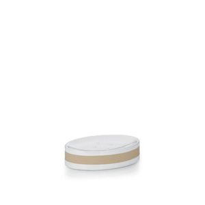 Miska na mýdlo keramika guma LALETTA béžová KELA KL-22550